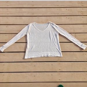 Brandy Melville Cream Pullover Knit Sweater